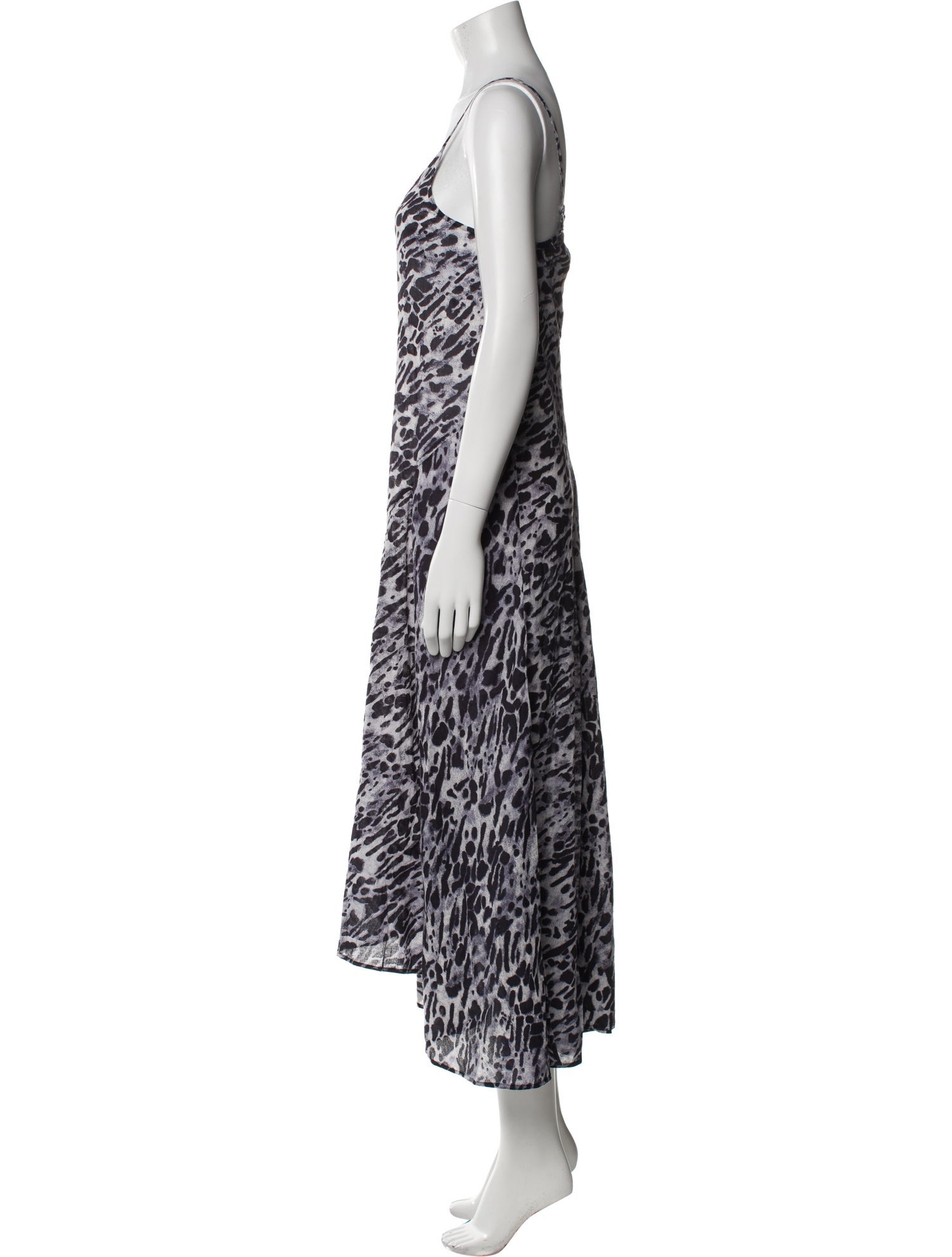AllSaints Animal Print Long Dress w/ Tags