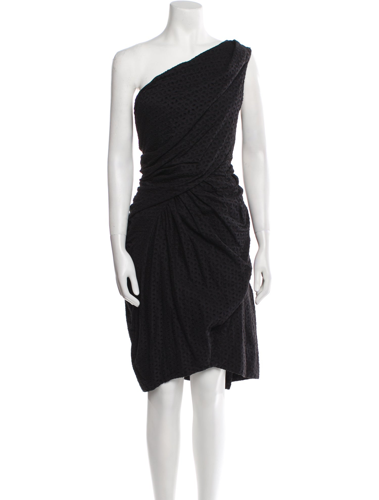 AllSaints One-Shoulder Knee-Length Dress