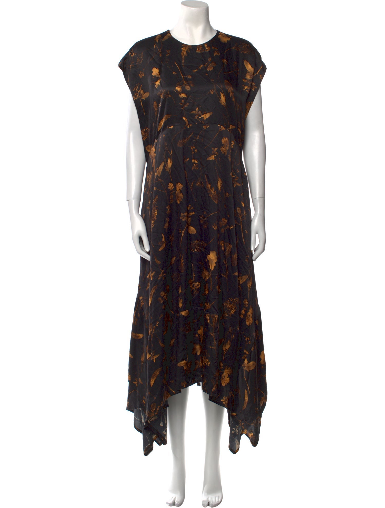 AllSaints Printed Long Dress