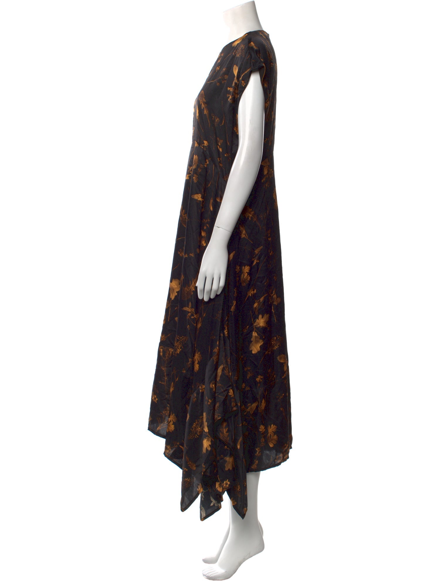 AllSaints Printed Long Dress