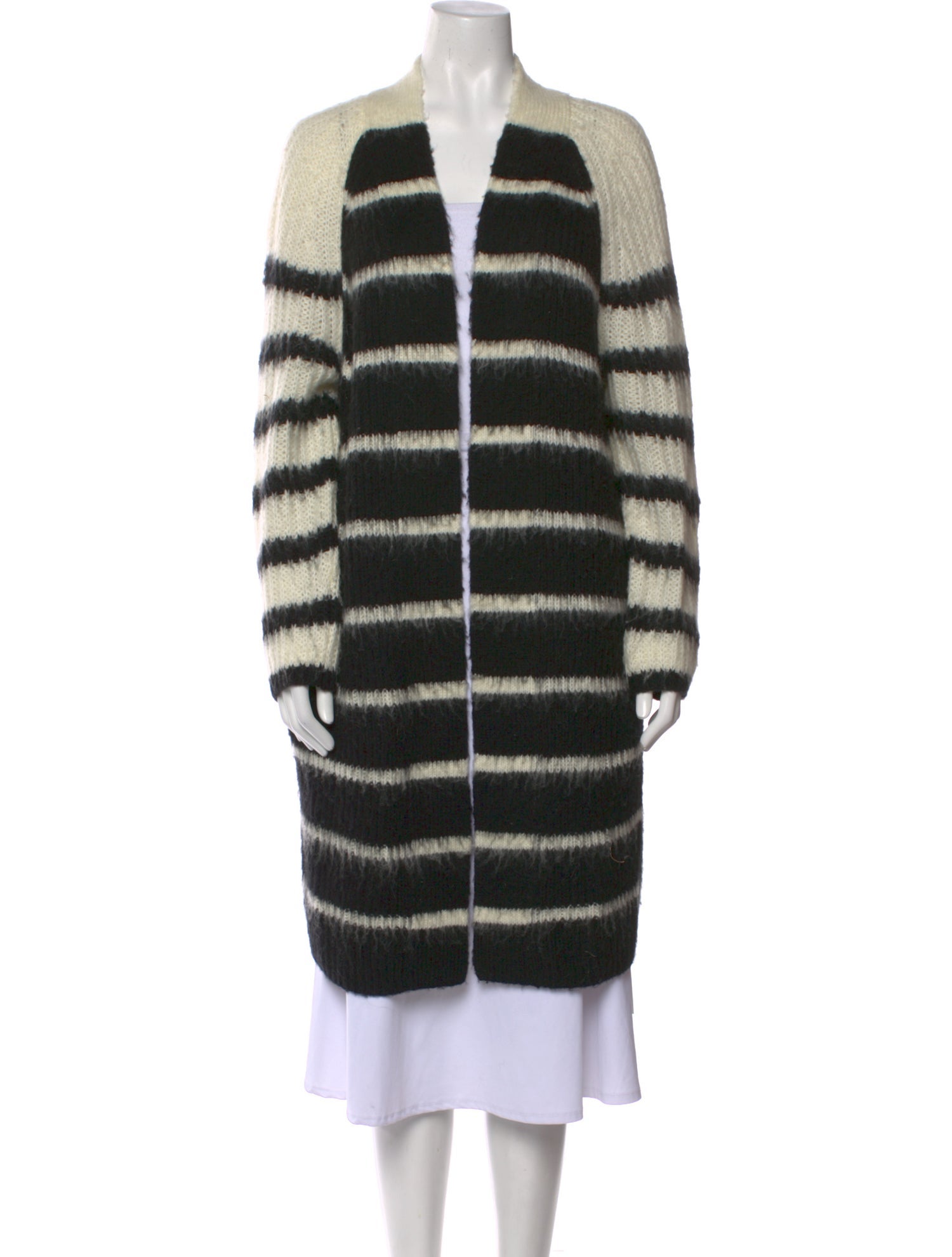 AllSaints Striped V-Neck Sweater