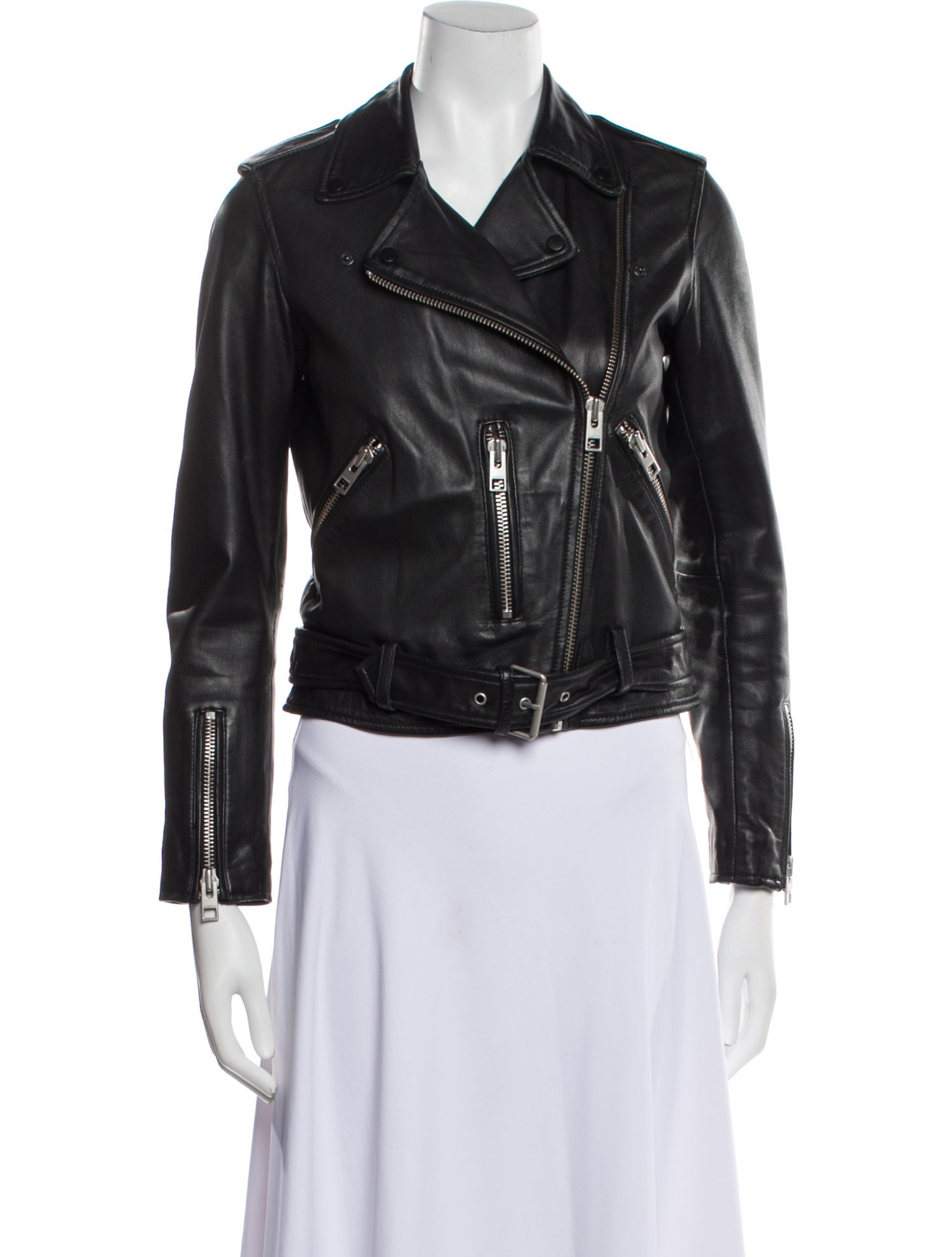 AllSaints Leather Biker Jacket