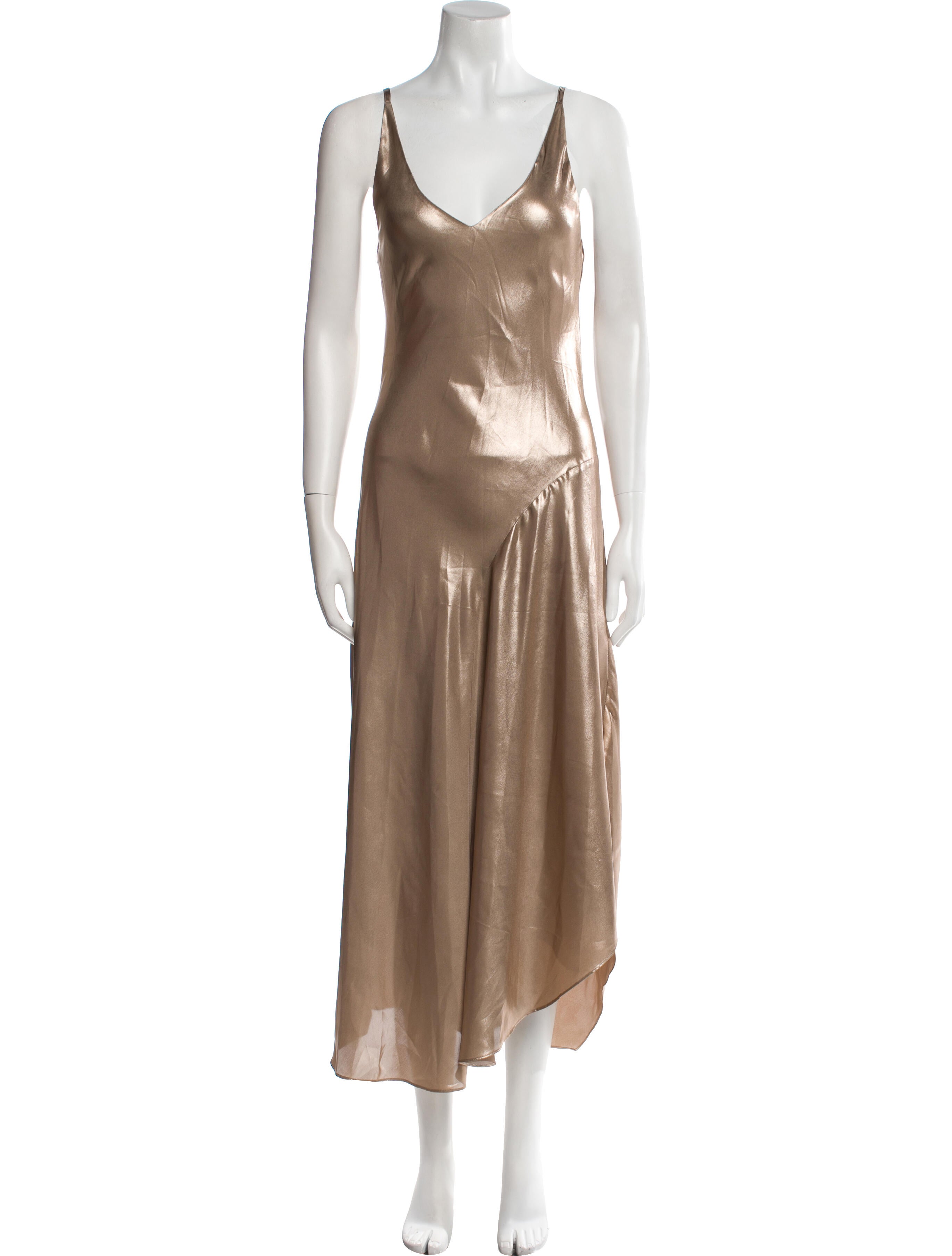 AllSaints V-Neck Long Dress