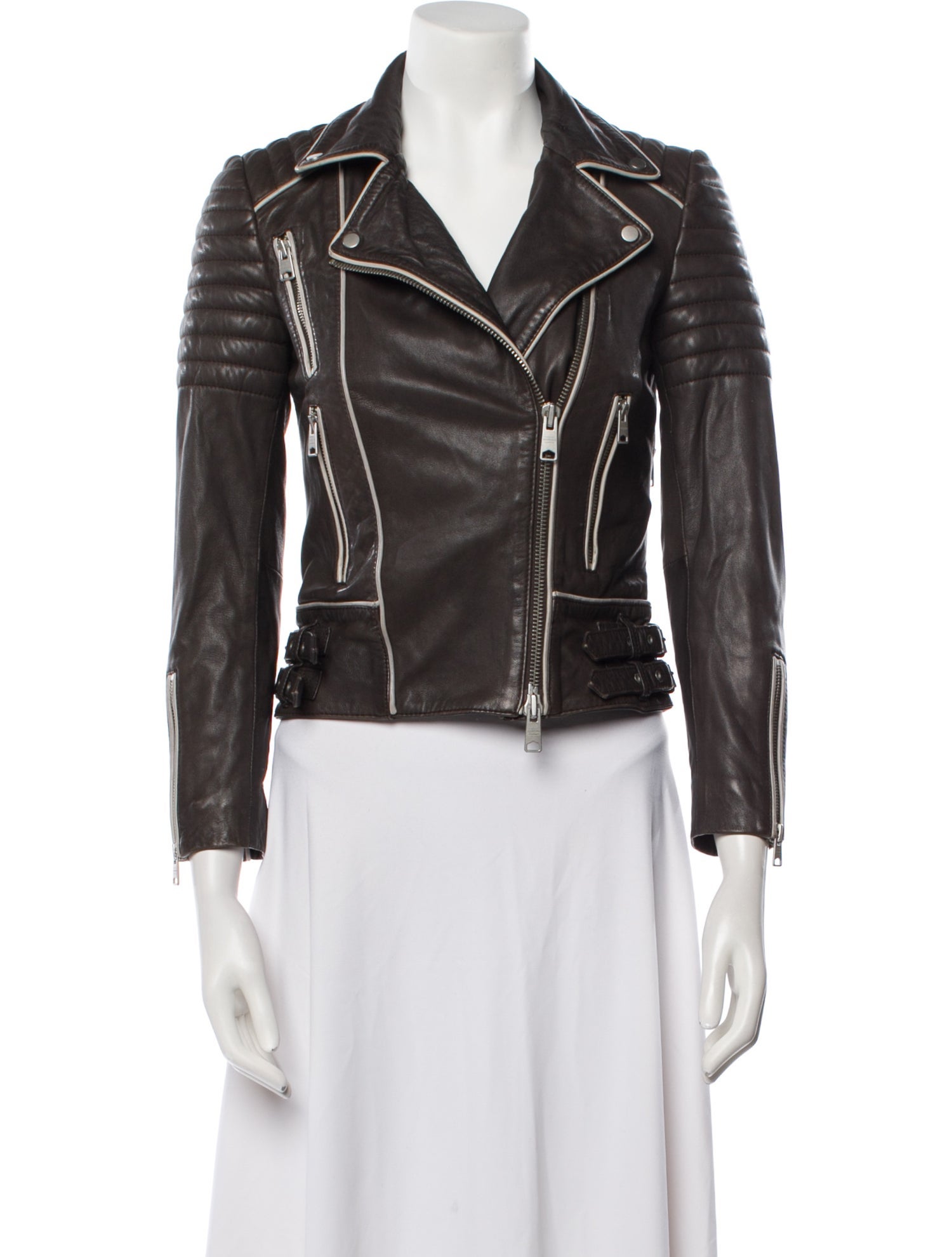 AllSaints Leather Biker Jacket