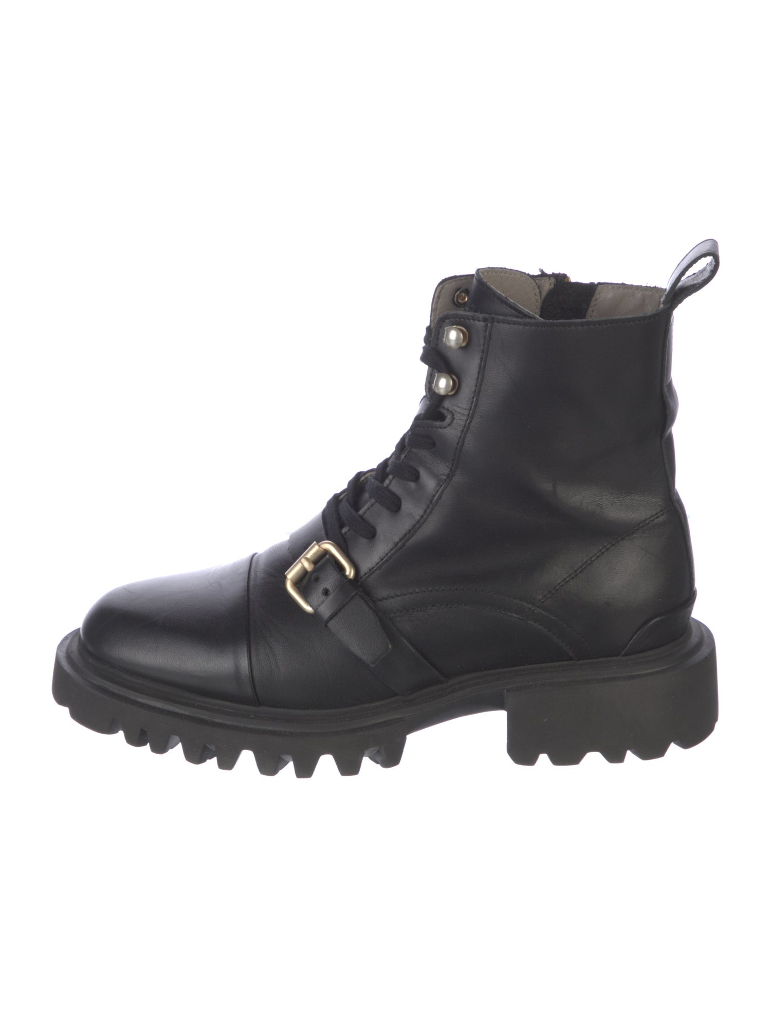AllSaints Leather Combat Boots
