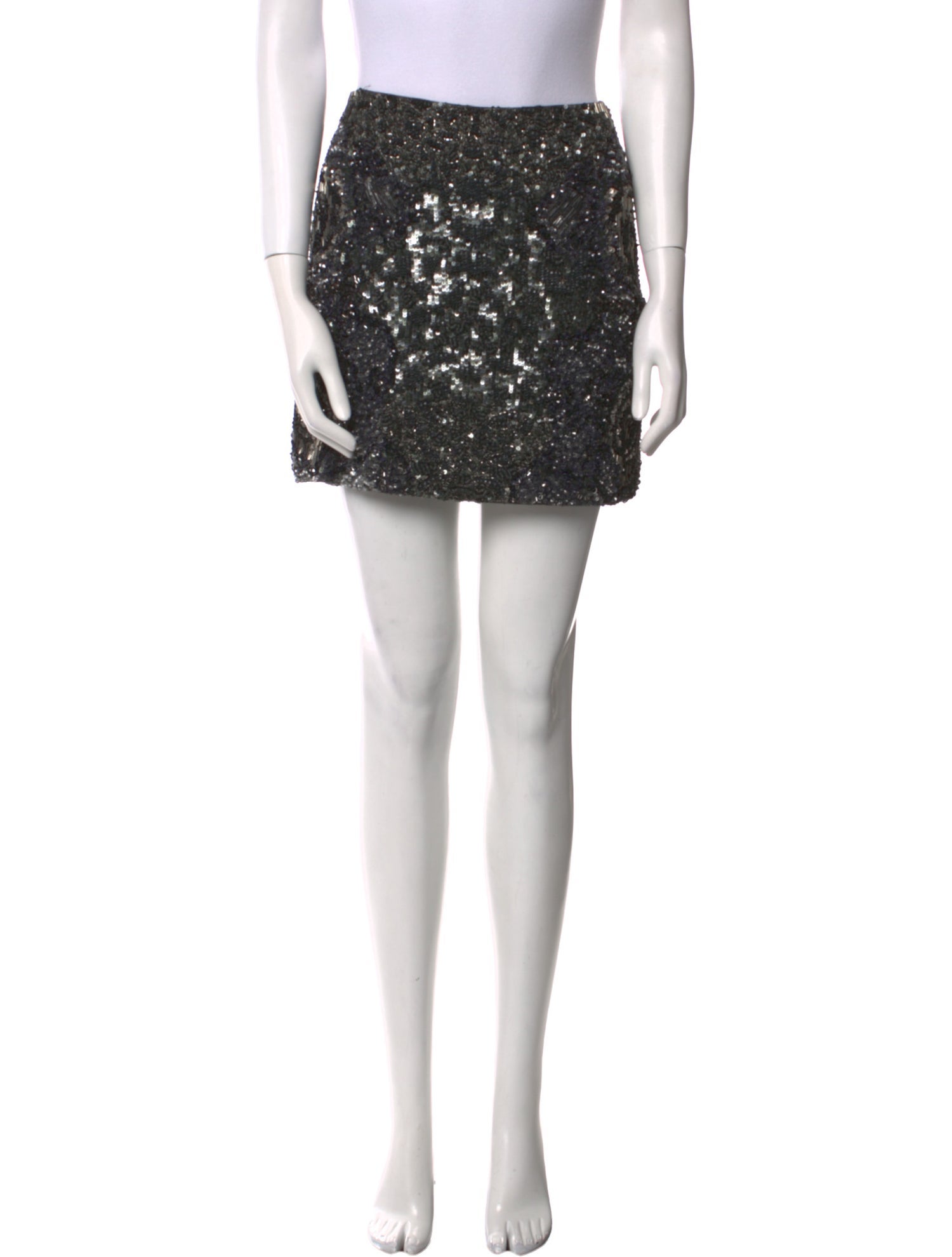 AllSaints Silk Mini Skirt