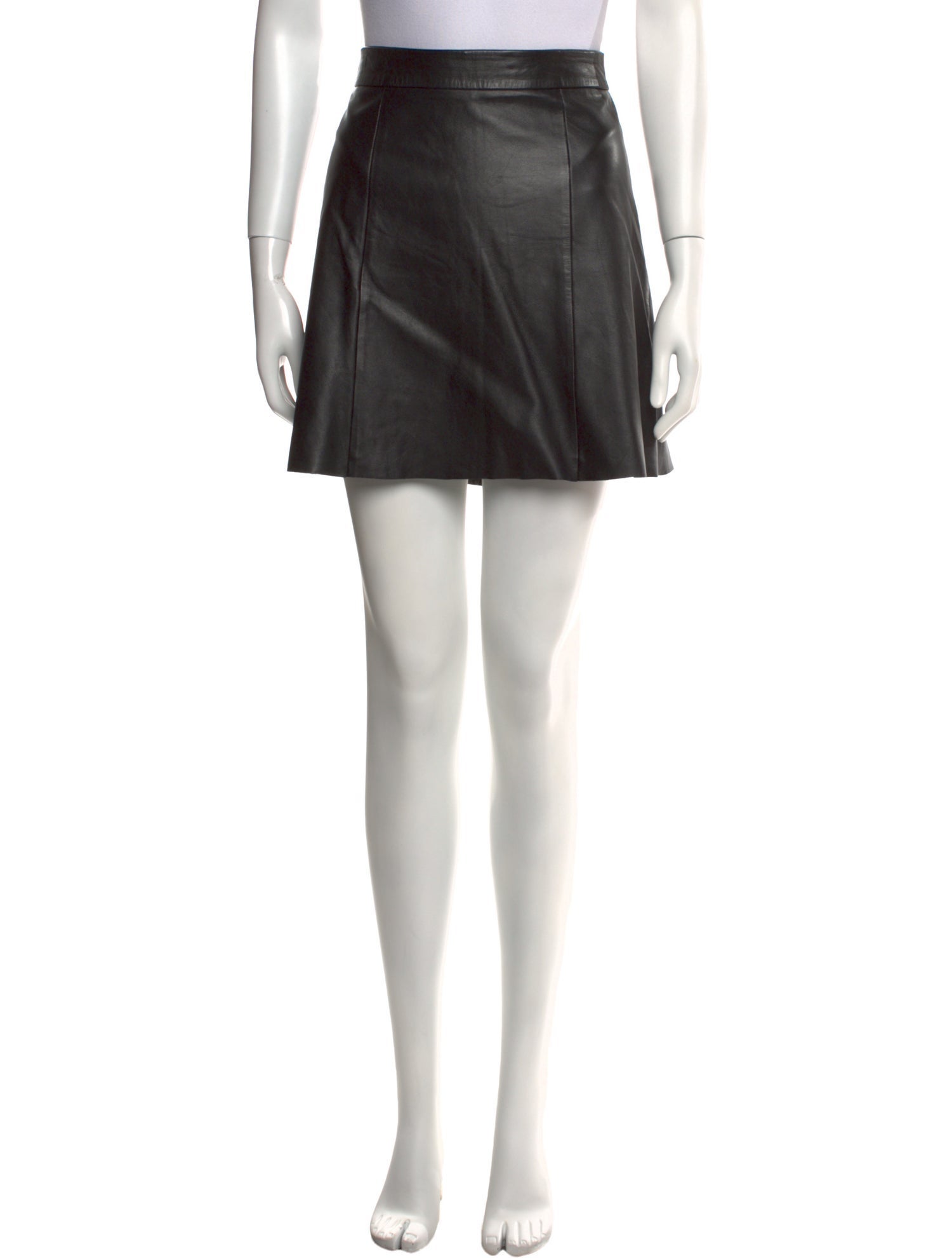 AllSaints Leather Mini Skirt