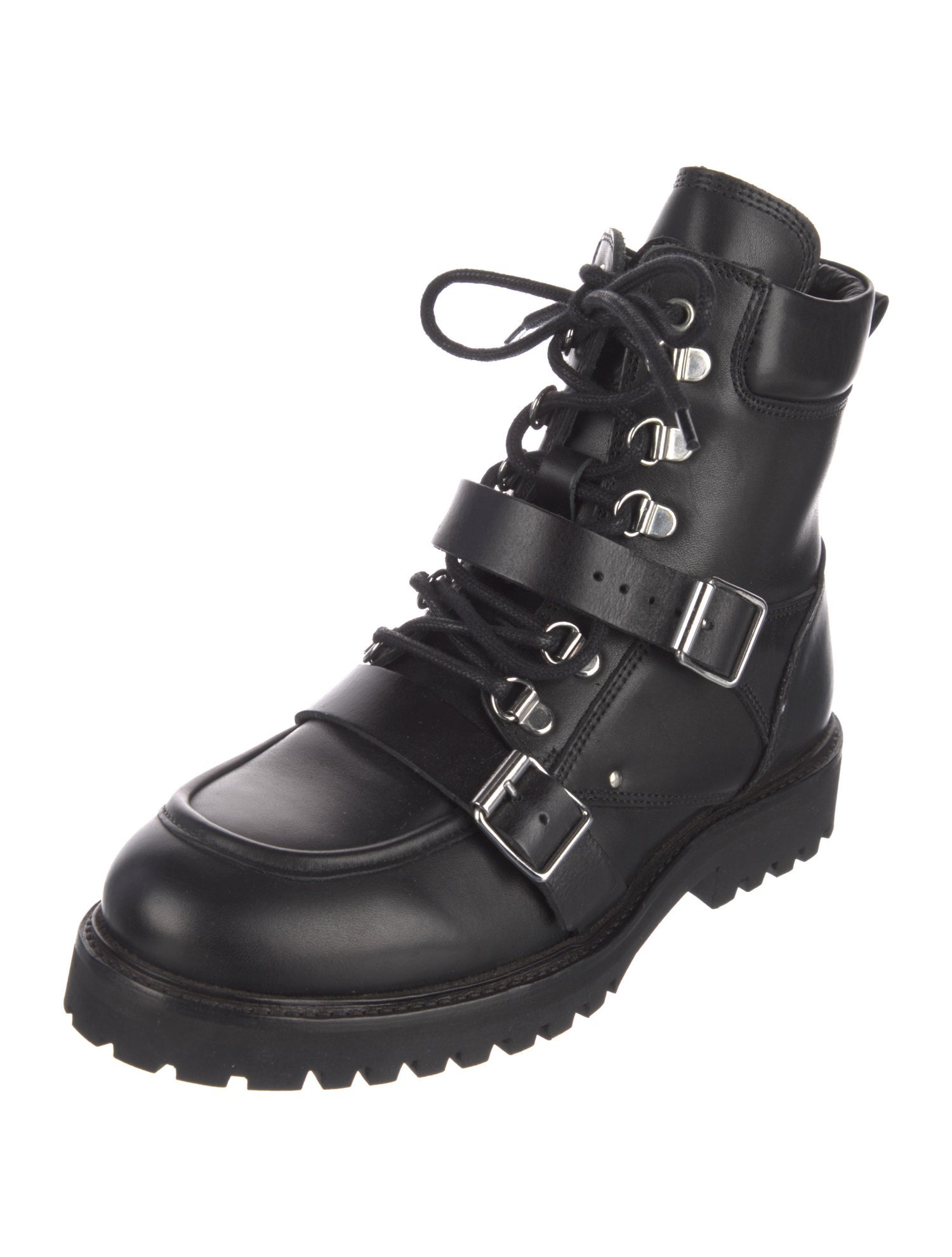 AllSaints Leather Combat Boots