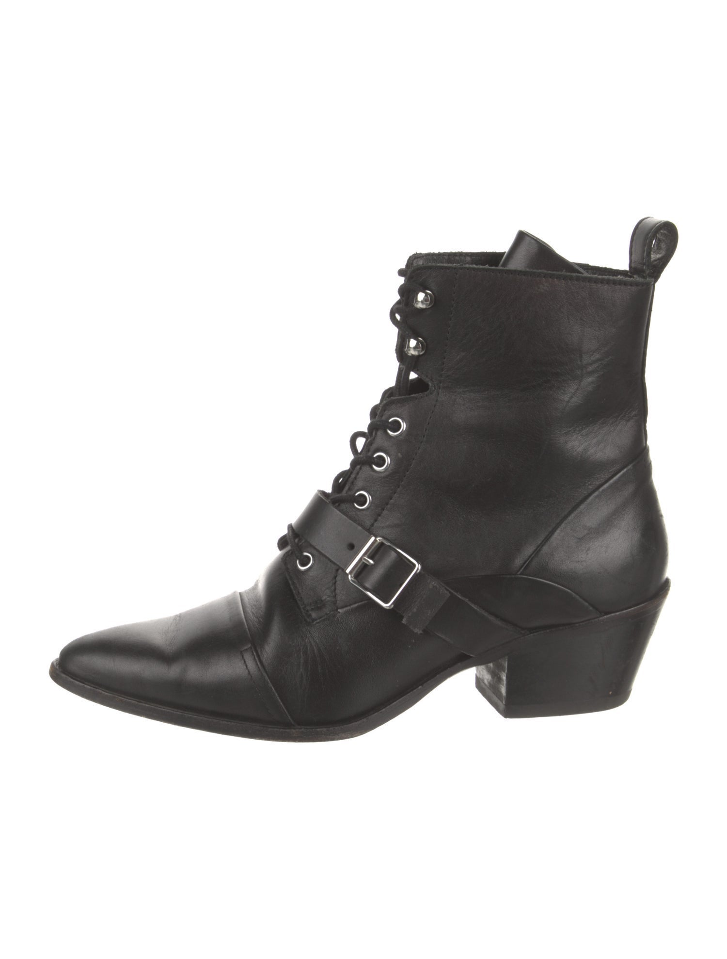 AllSaints Leather Combat Boots