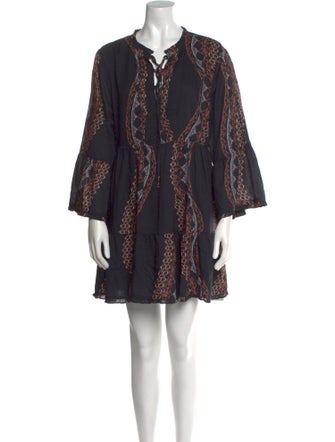 AllSaints Paisley Print Mini Dress