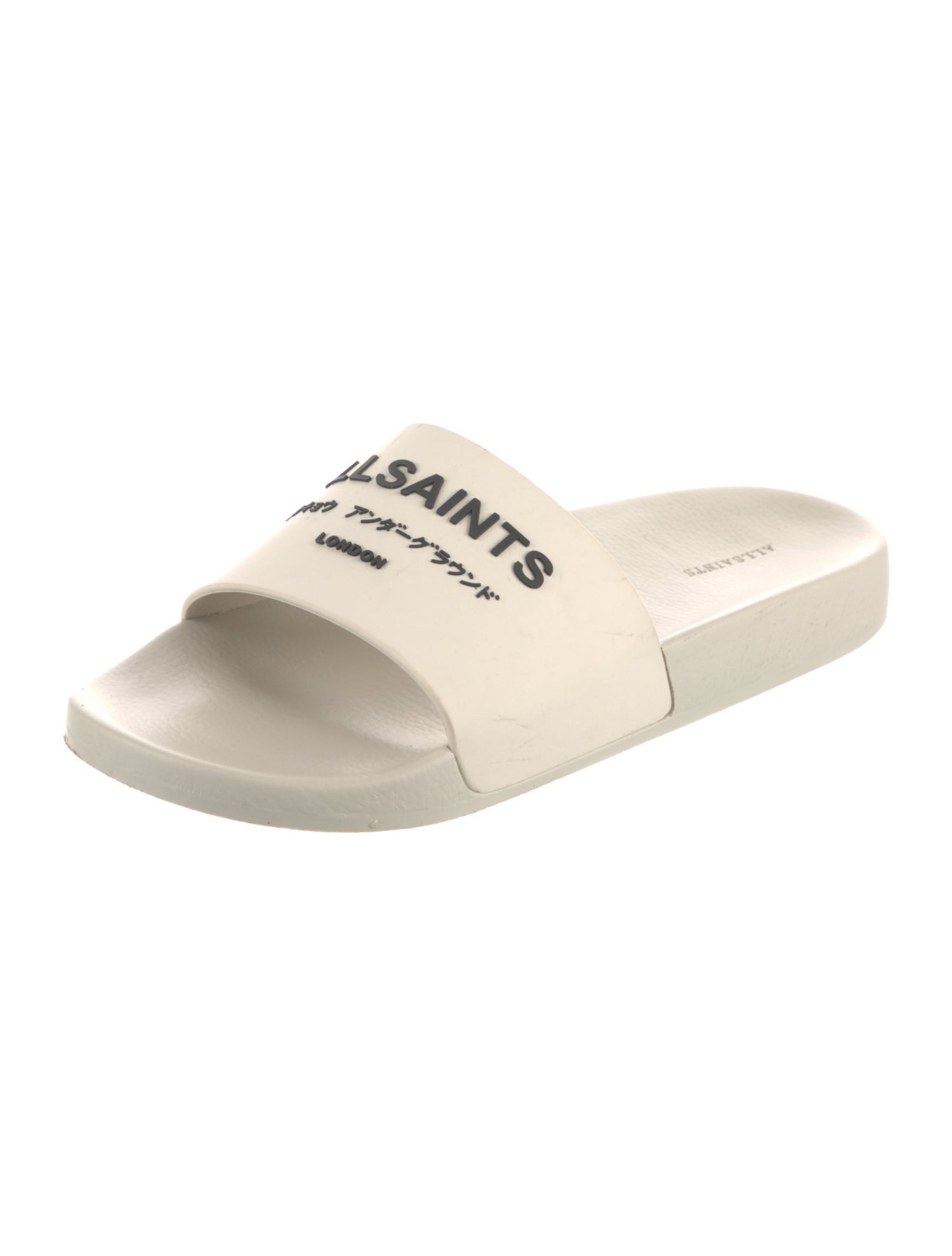 AllSaints Rubber Printed Slides