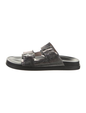 AllSaints Leather Slides