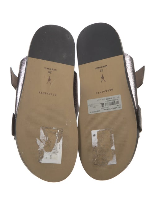 AllSaints Leather Slides