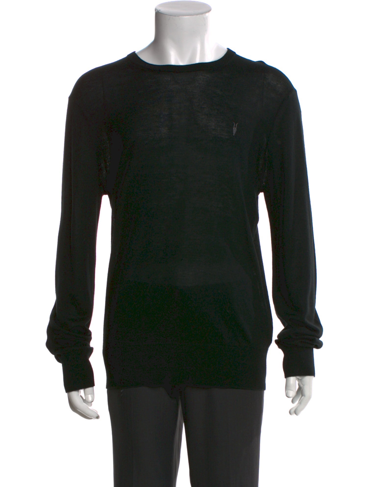 AllSaints Crew Neck Long Sleeve Pullover