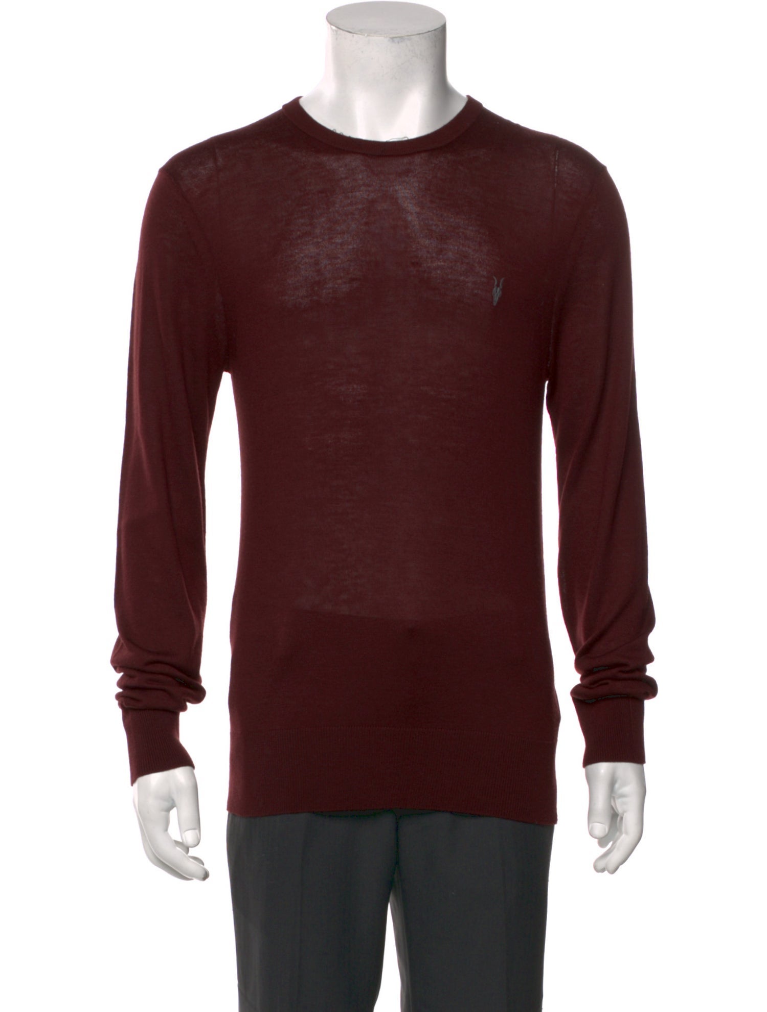 AllSaints Crew Neck Long Sleeve Pullover