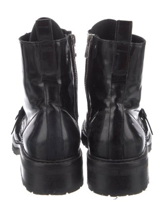 AllSaints Patent Leather Combat Boots