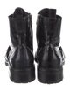 AllSaints Patent Leather Combat Boots