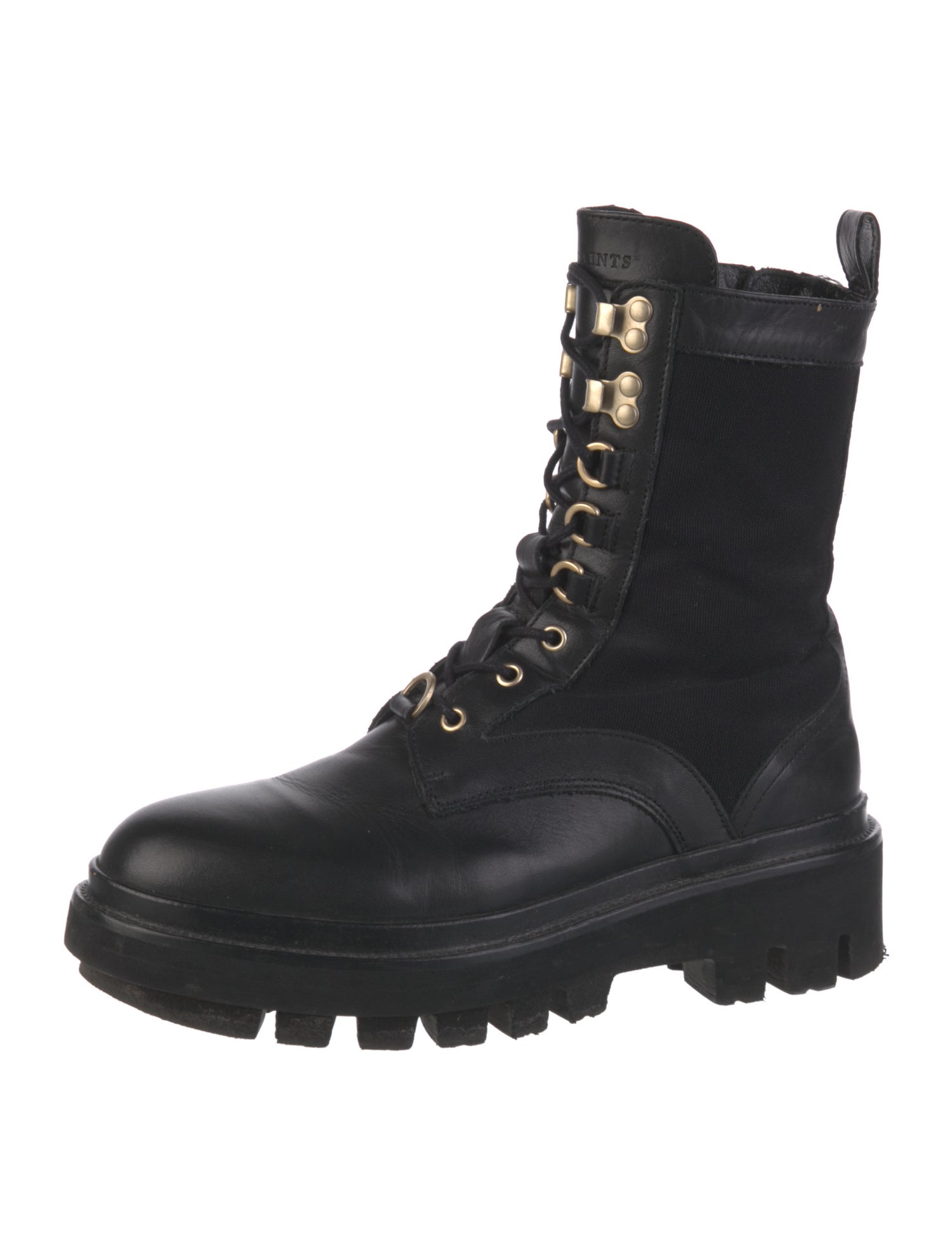 AllSaints Leather Combat Boots