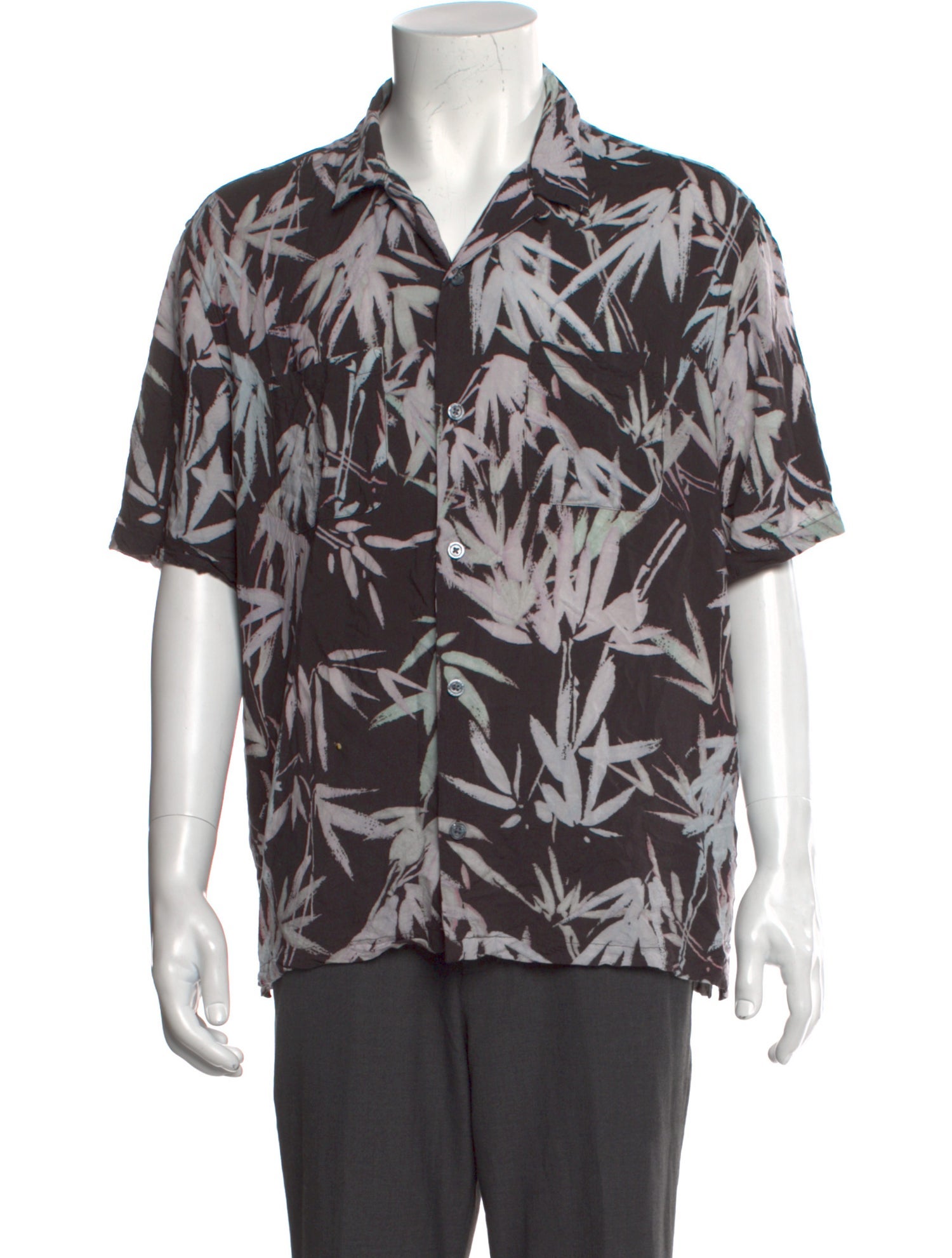 AllSaints Printed Short Sleeve Shirt