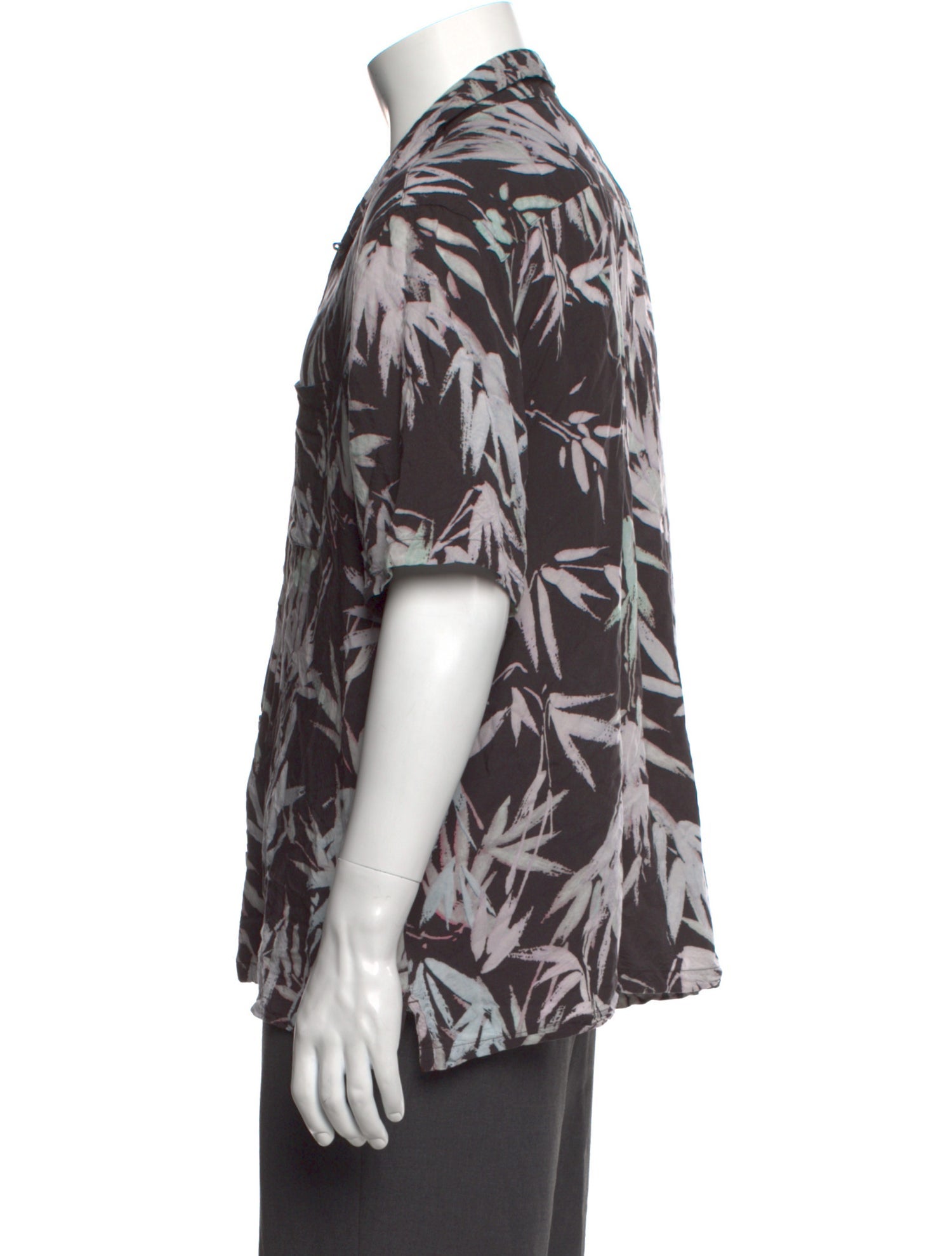 AllSaints Printed Short Sleeve Shirt