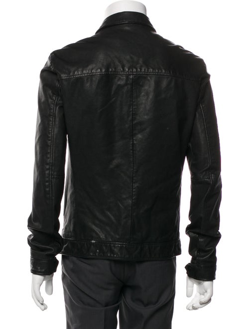 AllSaints Goat Leather Moto Jacket