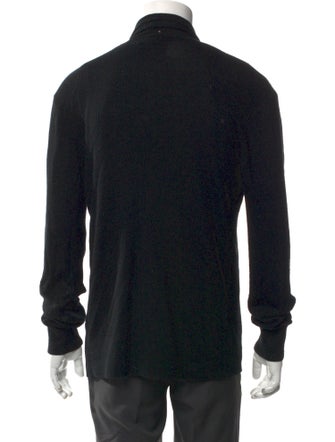 AllSaints Merino Wool Open Front Cardigan