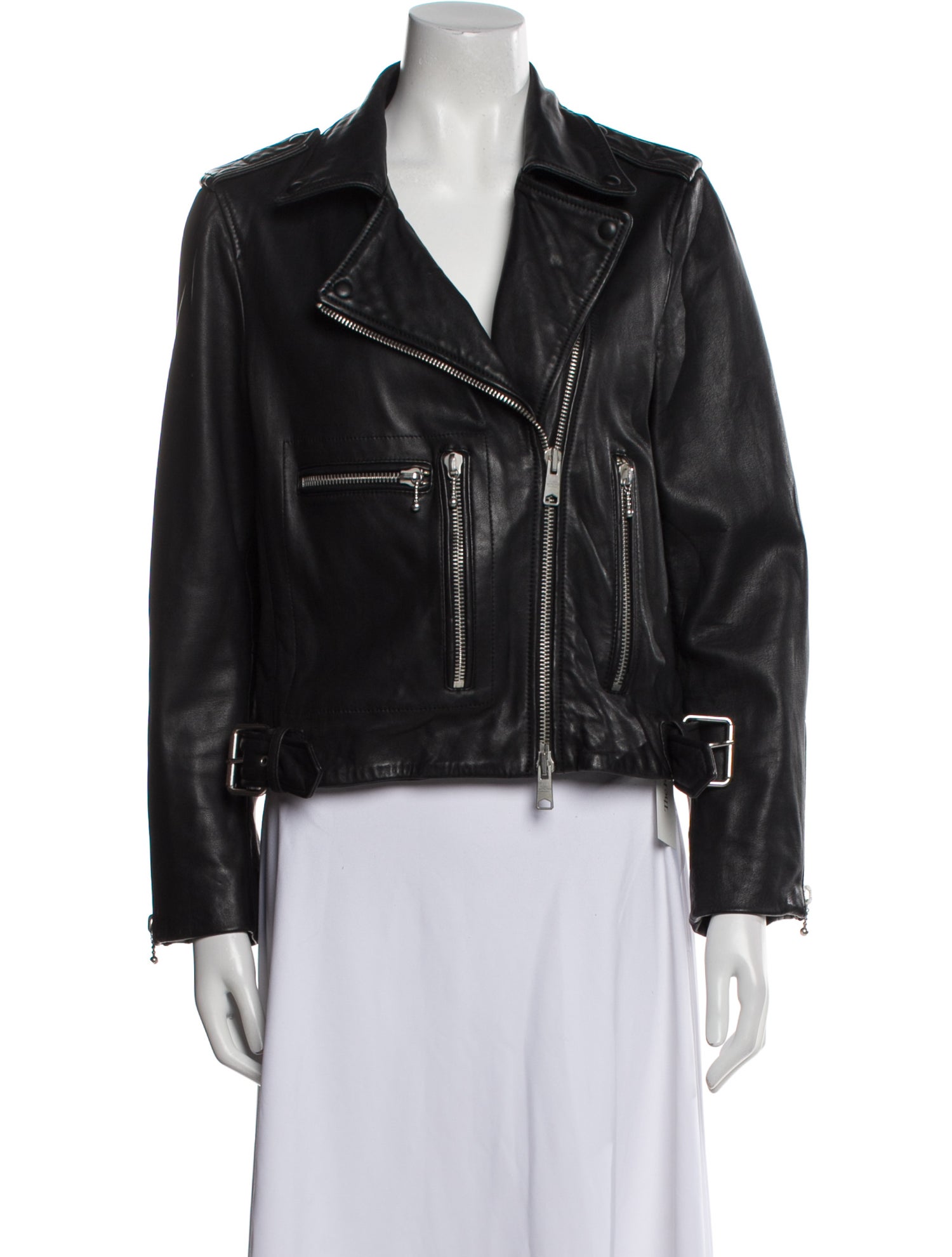 AllSaints Leather Biker Jacket