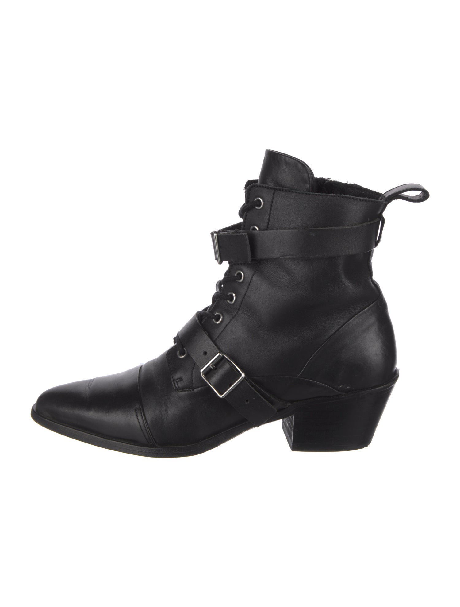 AllSaints Leather Combat Boots