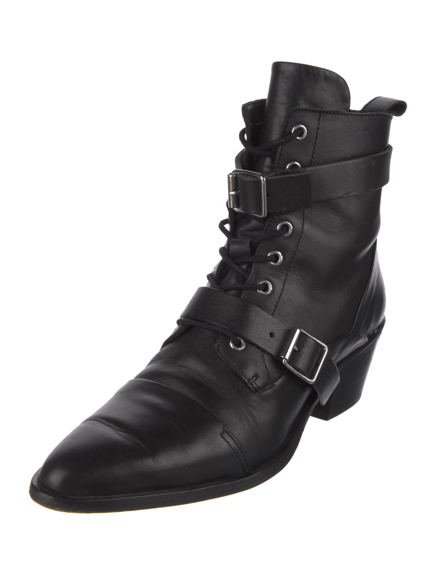 AllSaints Leather Combat Boots