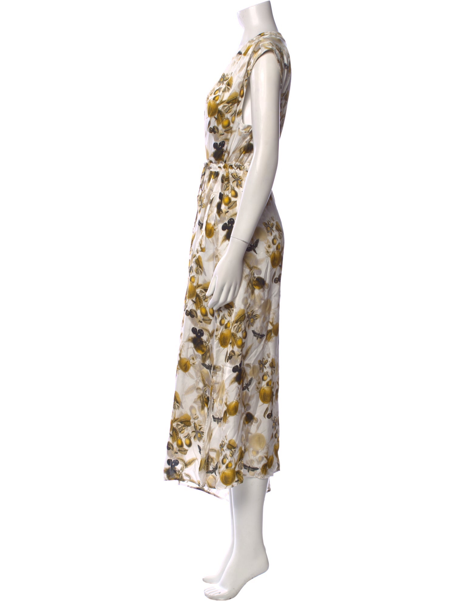 AllSaints Floral Print Long Dress