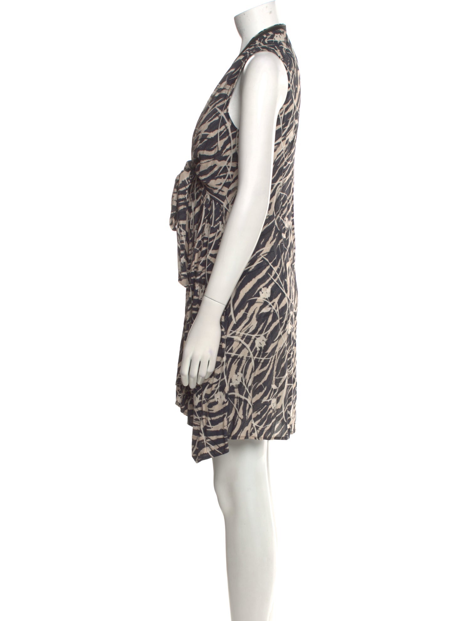 AllSaints Printed Mini Dress