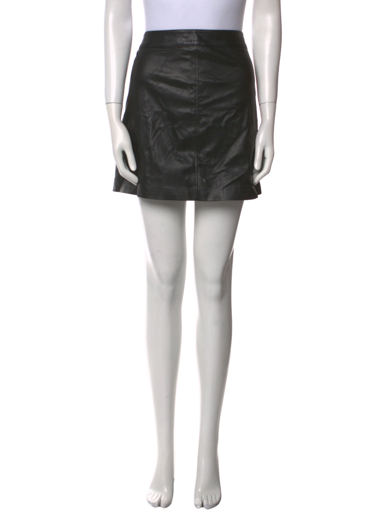 AllSaints Leather Mini Skirt w/ Tags