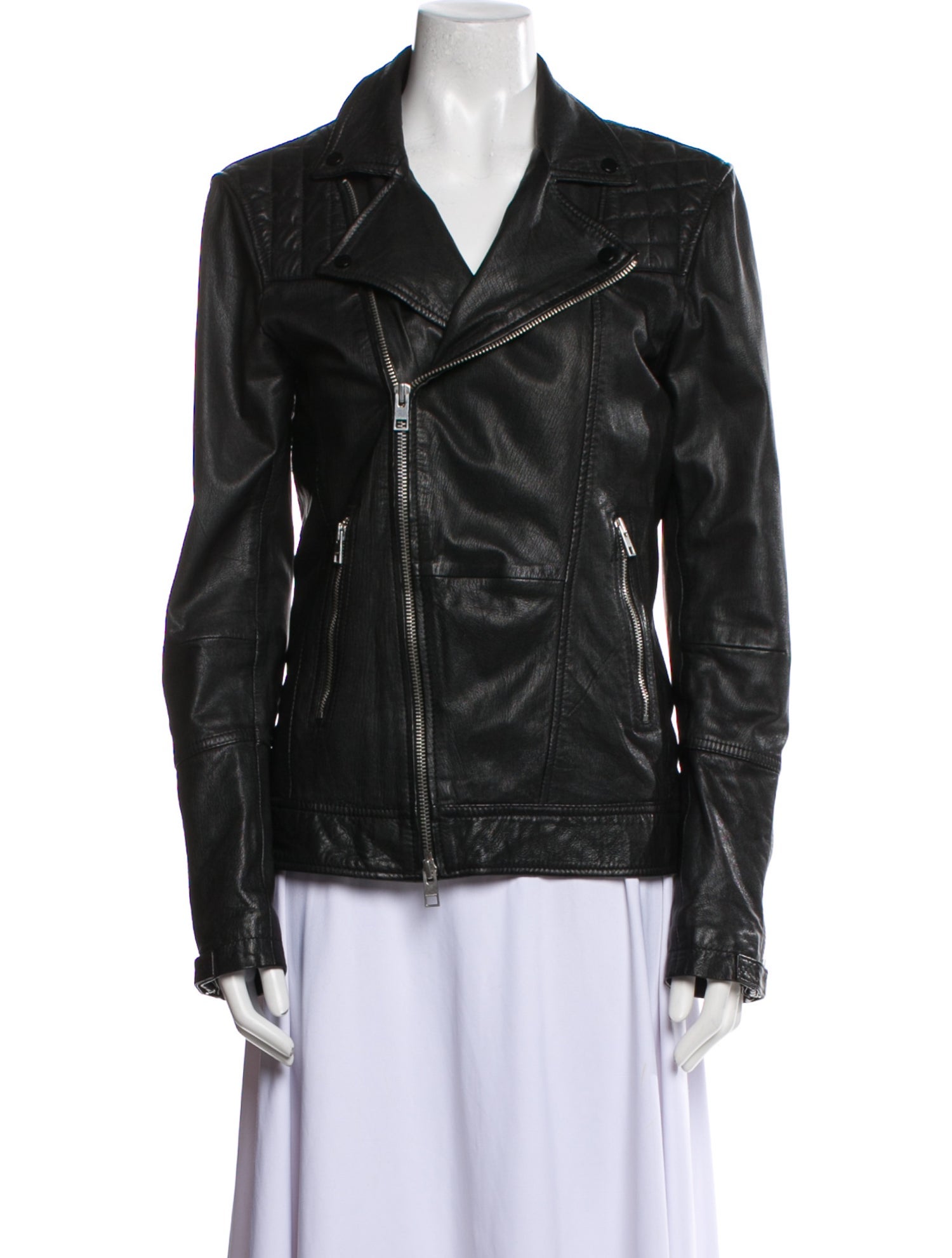 AllSaints Leather Biker Jacket