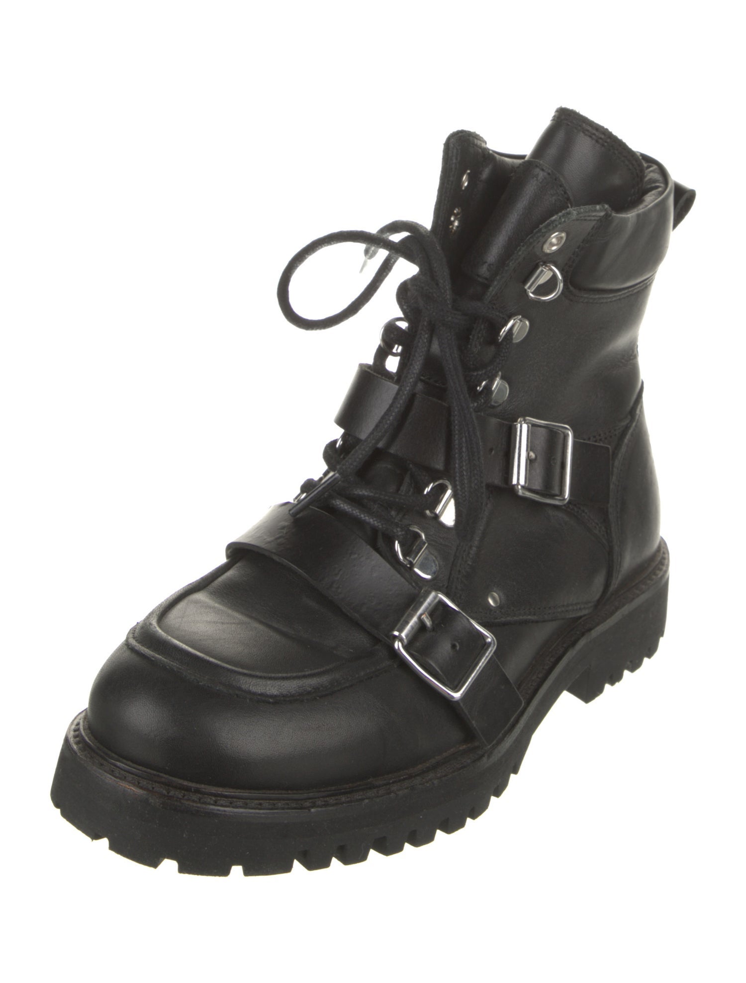 AllSaints Leather Combat Boots