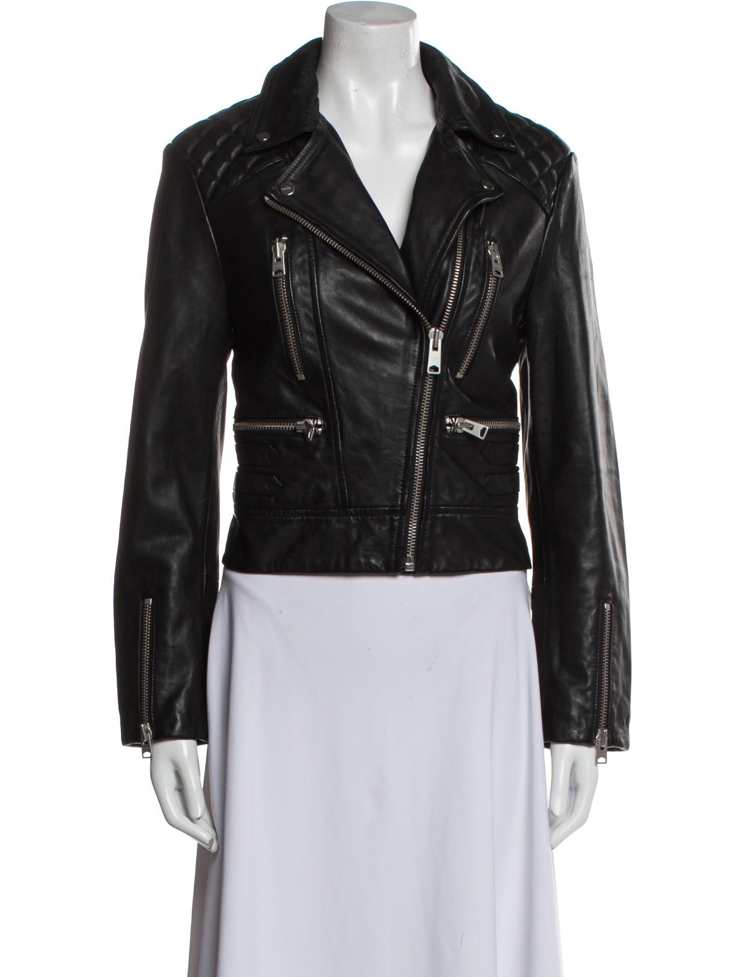 AllSaints Leather Biker Jacket