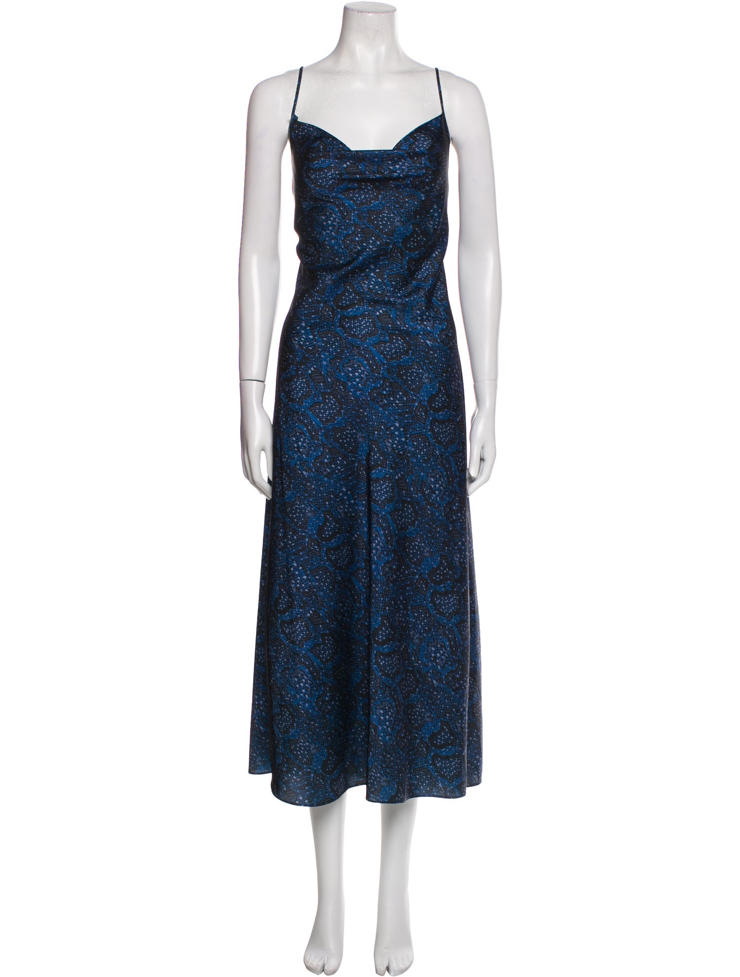 AllSaints Printed Long Dress