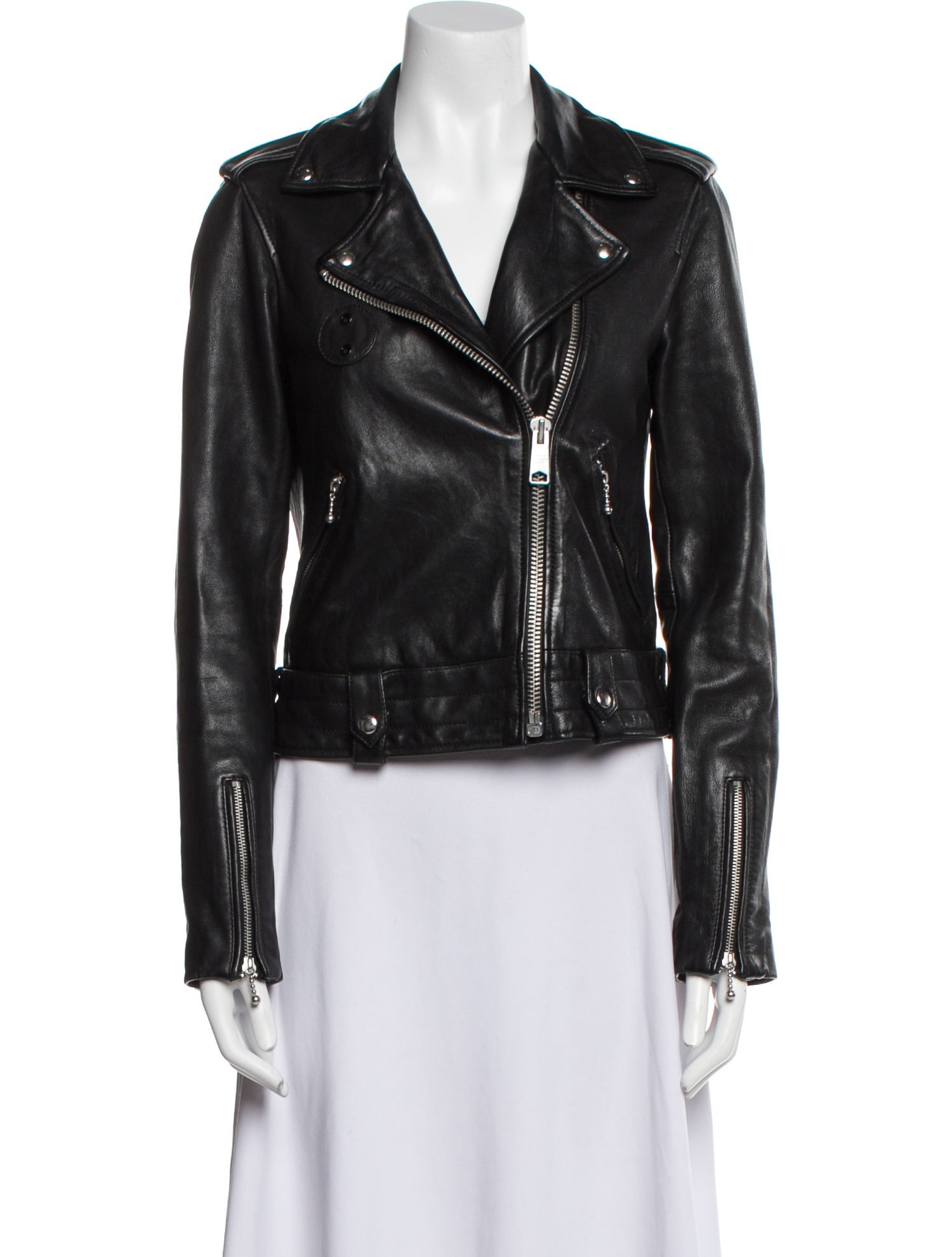 AllSaints Leather Biker Jacket
