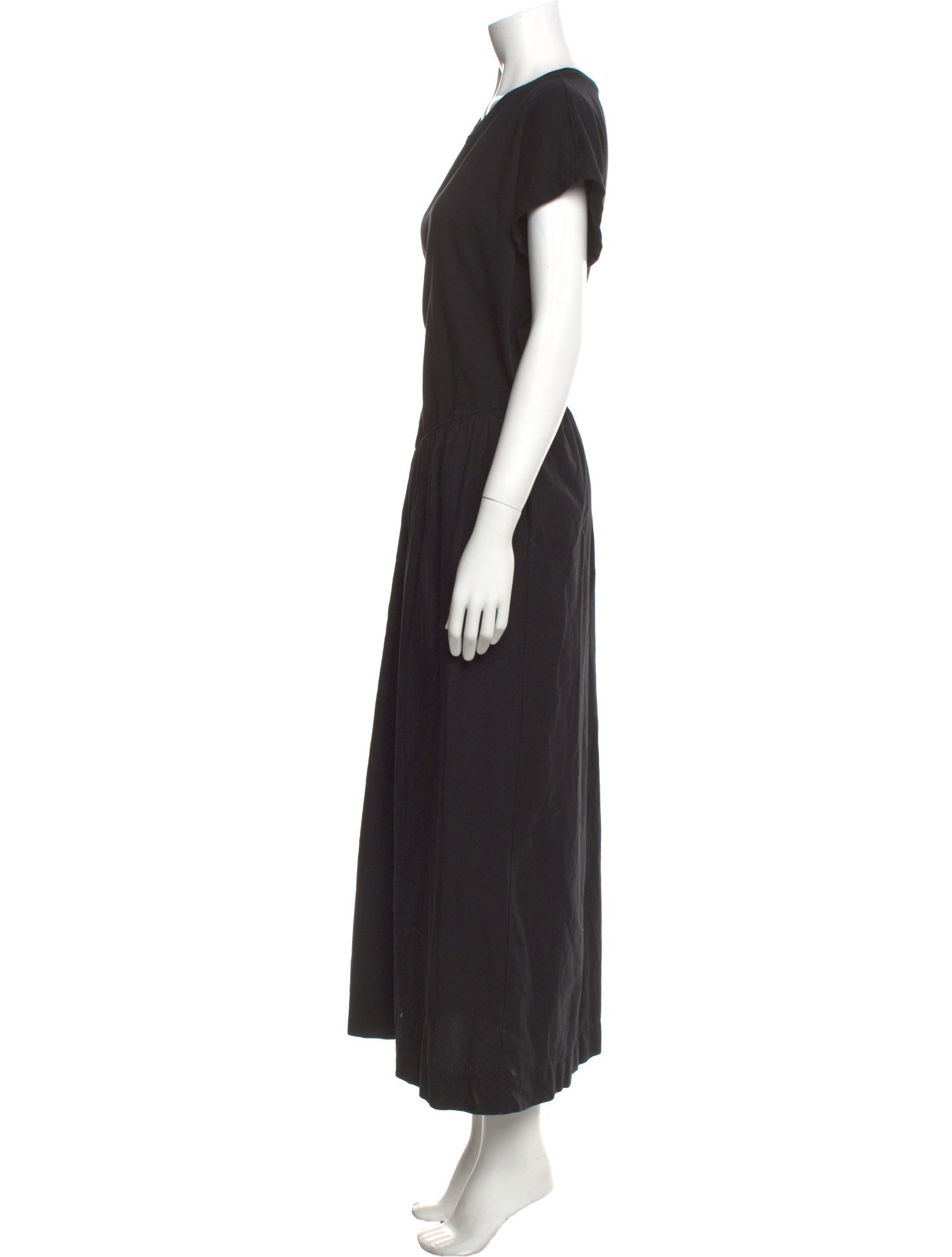 AllSaints Crew Neck Midi Length Dress