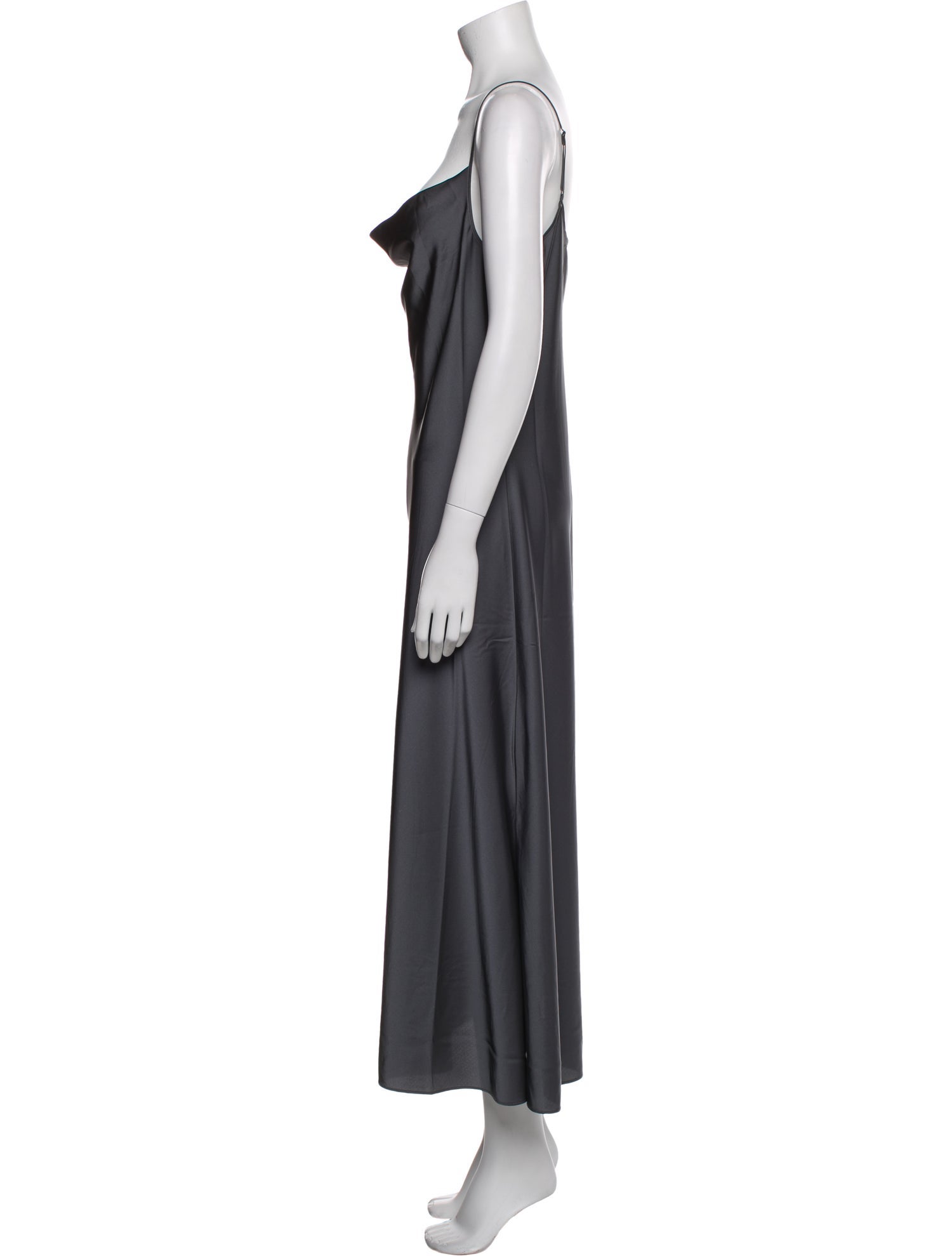 AllSaints Cowl Neck Midi Length Dress
