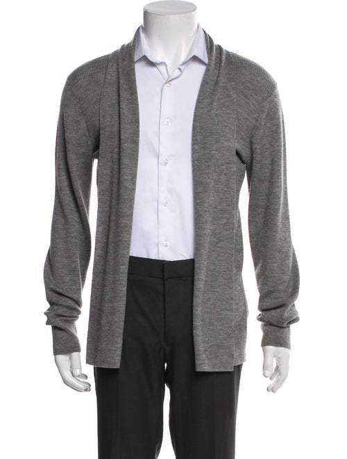 AllSaints Merino Wool Open Front Cardigan