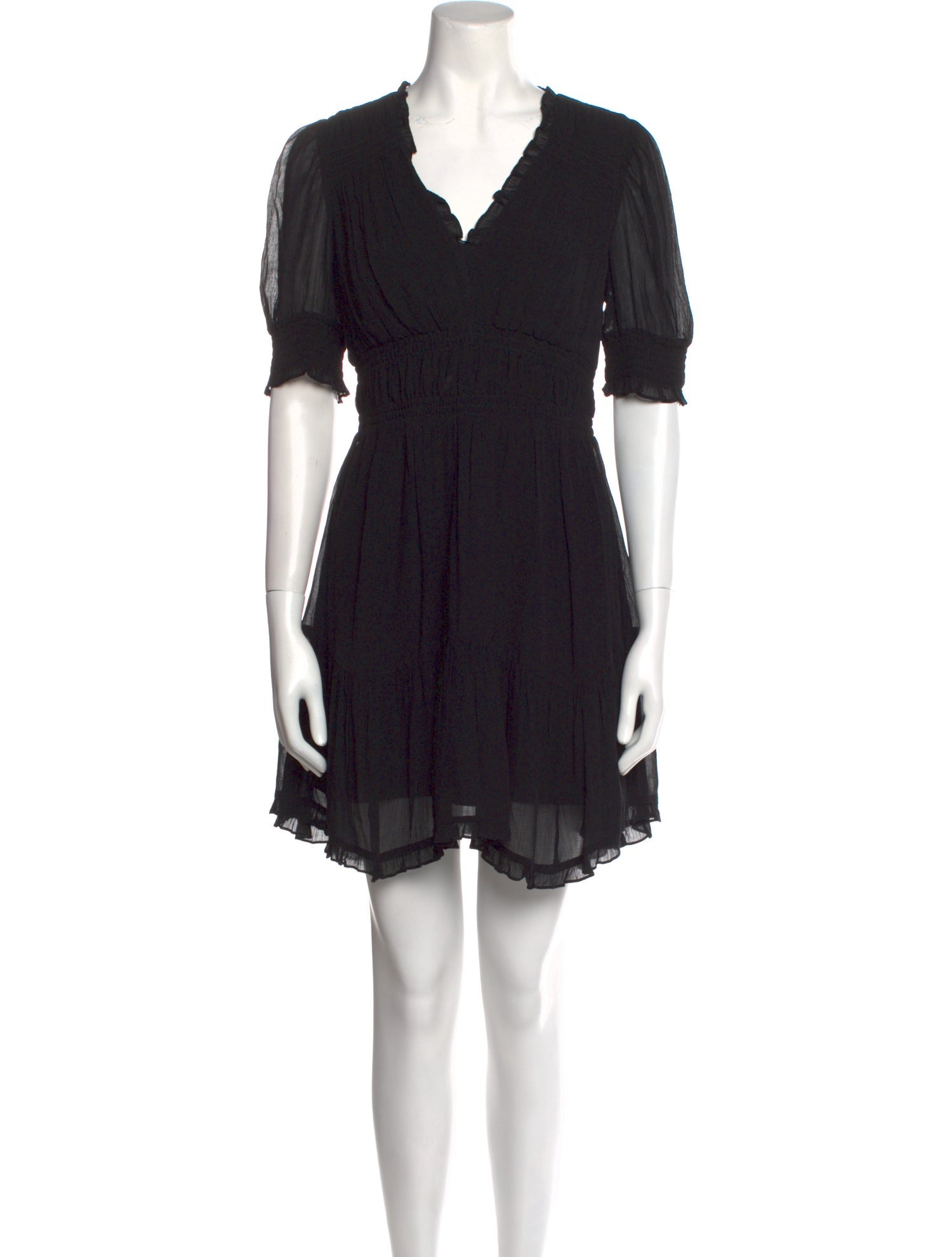 AllSaints V-Neck Mini Dress