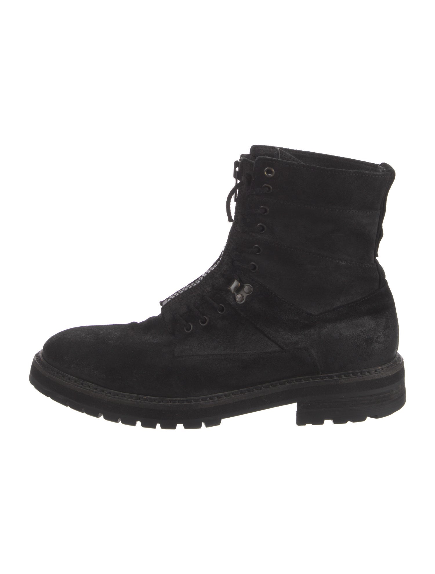 AllSaints Suede Lace-Up Boots
