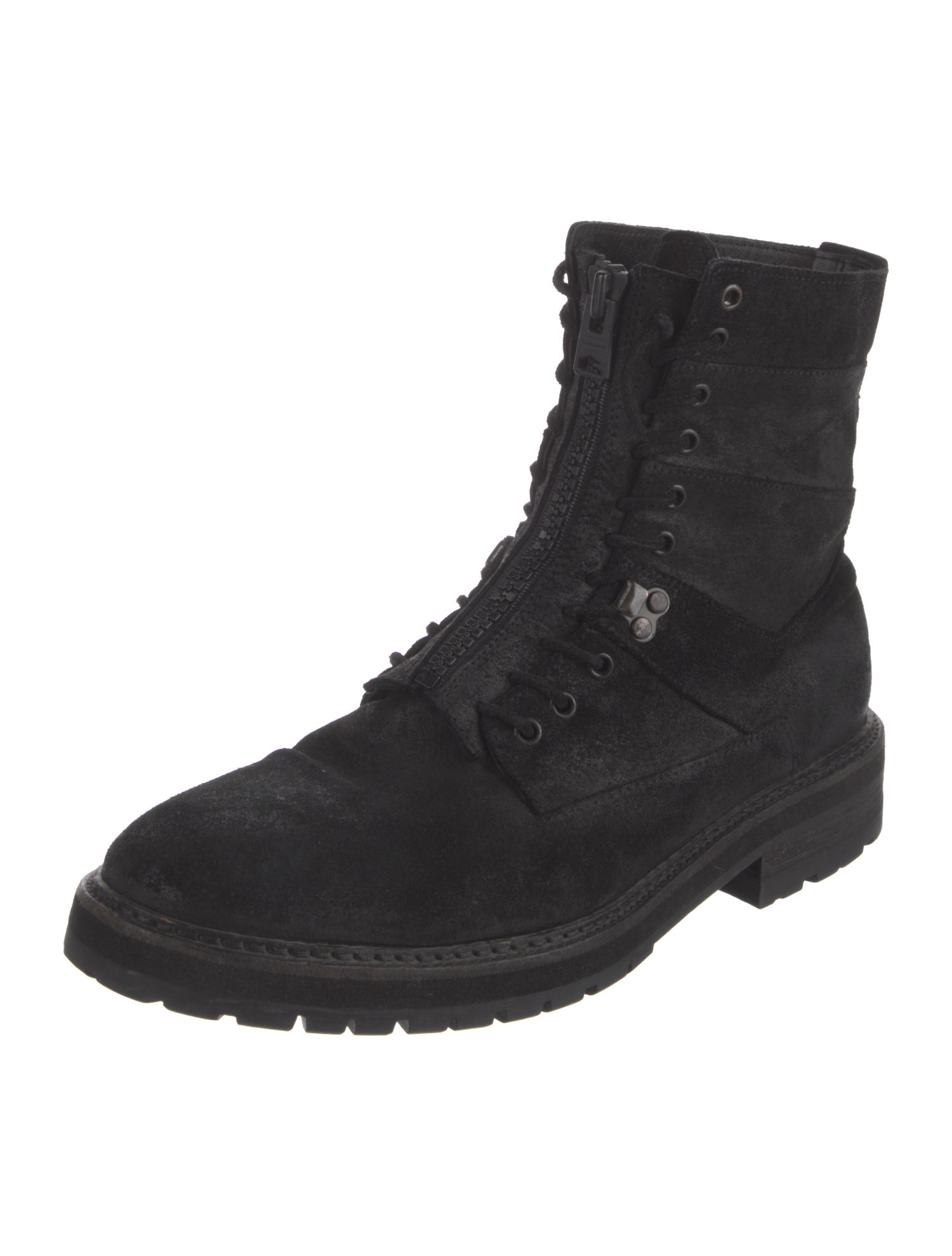 AllSaints Suede Lace-Up Boots