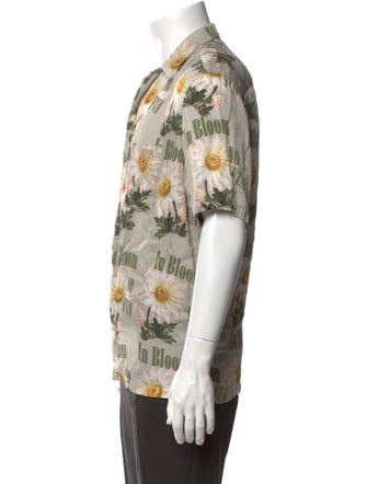 AllSaints Floral Print Short Sleeve Shirt