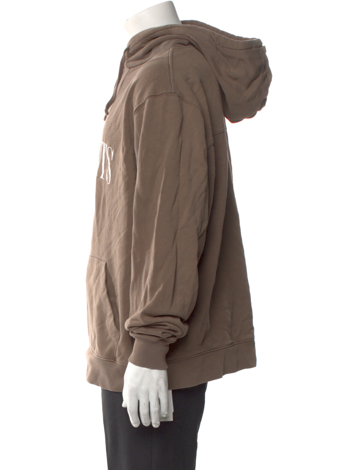 AllSaints Graphic Print Crew Neck Hoodie