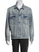 AllSaints Graphic Print Denim Jacket