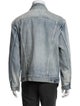 AllSaints Graphic Print Denim Jacket