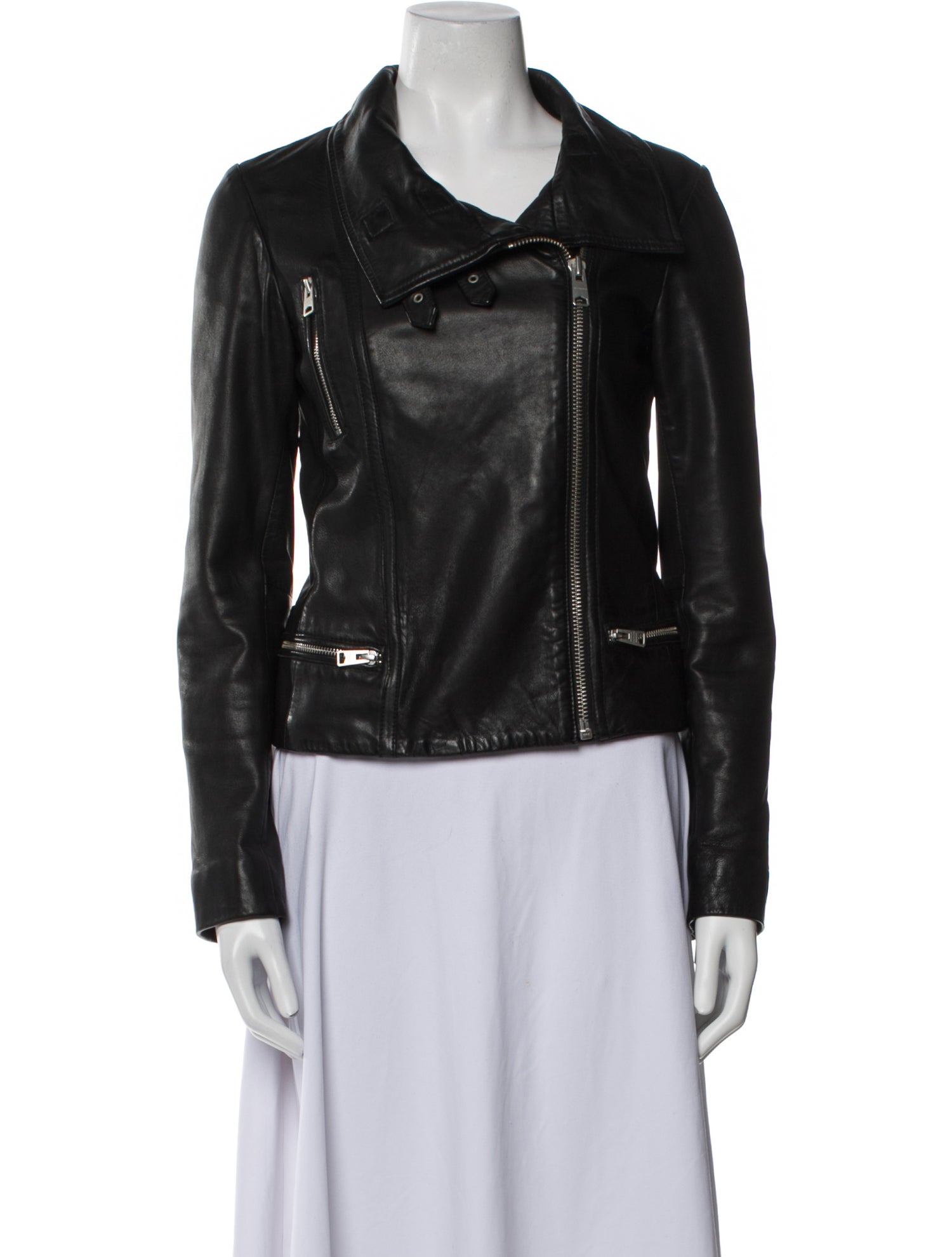 AllSaints Leather Biker Jacket