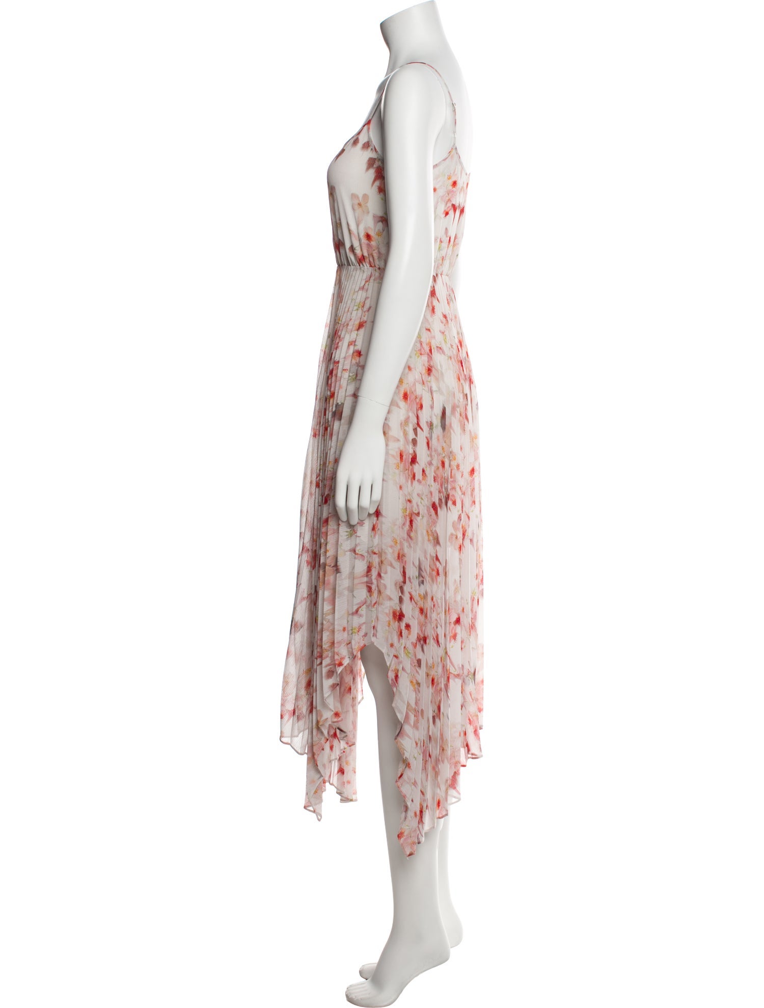 AllSaints Floral Print Long Dress