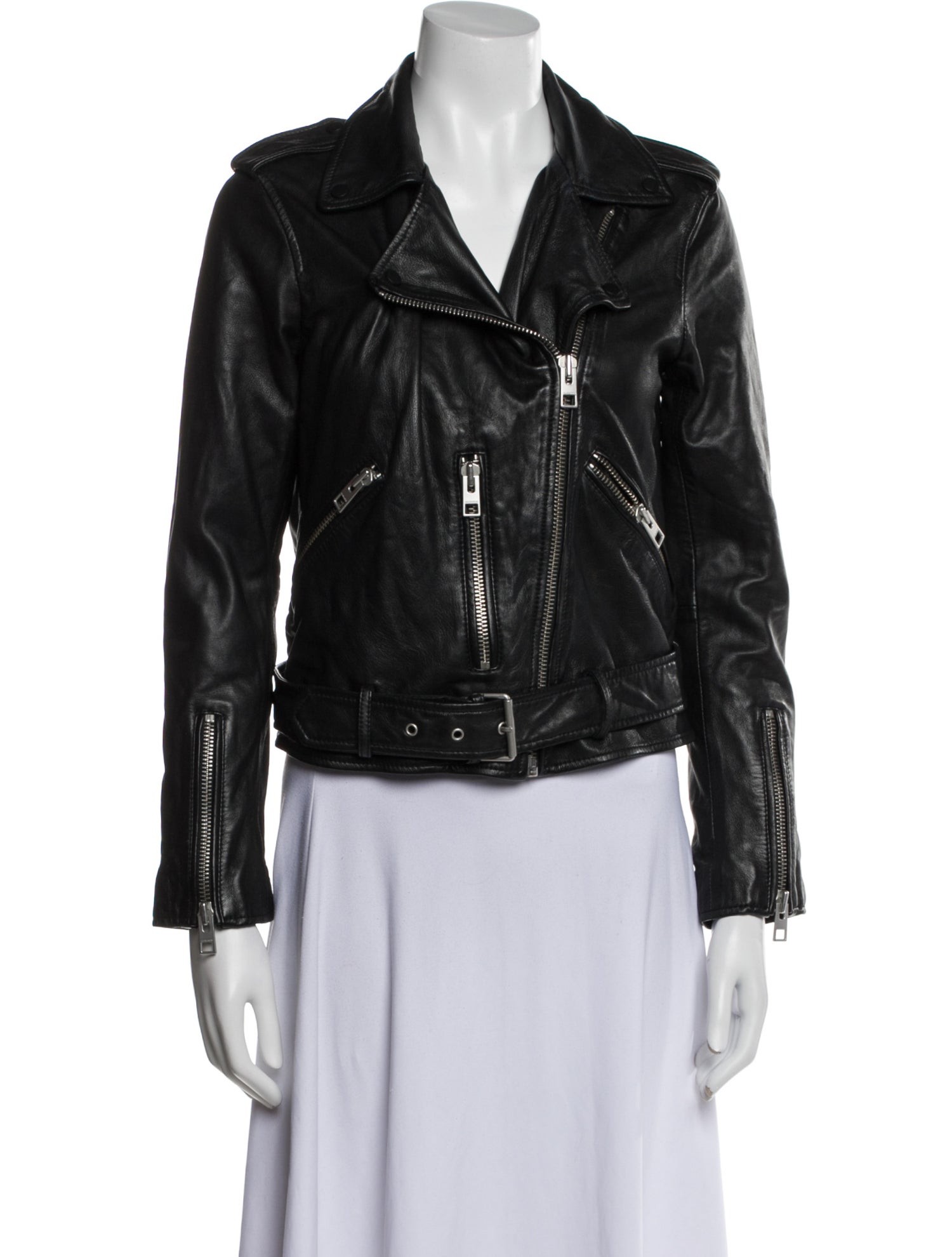 AllSaints Leather Biker Jacket